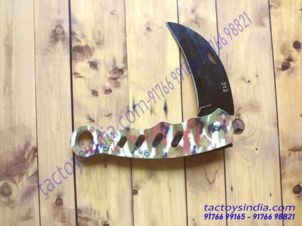 KARAMBIT-Folding-knife-Green-CamoBlack-312