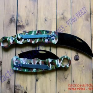 KARAMBIT-Folding-knife-Green-CamoBlack-312