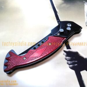 F881 Double Safety Automatic Folding Knife Button Operated Blade
