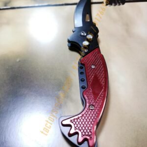 F881 Double Safety Automatic Folding Knife Button Operated Blade