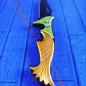 SOG Beautiful Curvy Ergonomics Full Aircraft Grade Aluminium Folding Knife Automatic