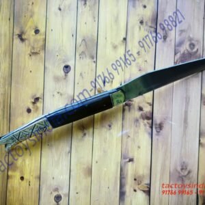 Medium-Rampuri-Chaku-Desi-Sheesham-Wood-Brass-Handle-Antique-Rampur-UP.-Knife