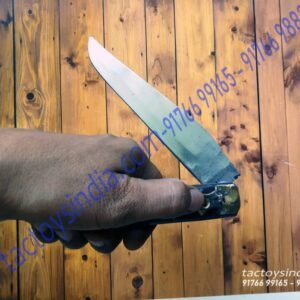 Medium-Rampuri-Chaku-Desi-Sheesham-Wood-Brass-Handle-Antique-Rampur-UP.-Knife