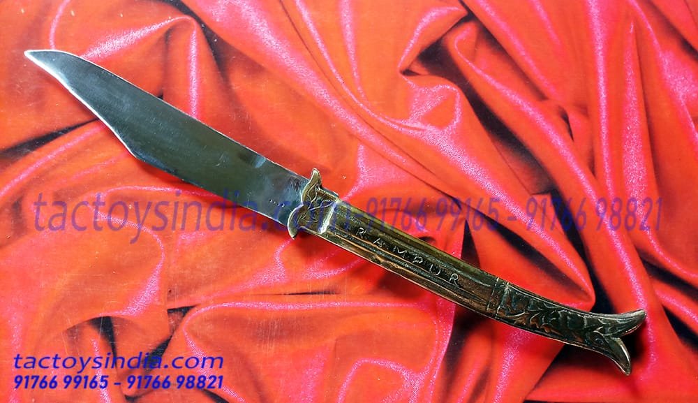 Rampuri Chaku Medium Vintage Antique Indian Knife Classic Churi Lever lock Handmade