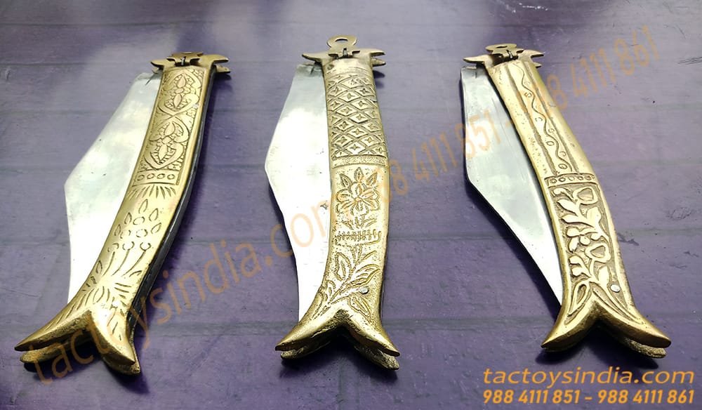 Rampuri Chaku Medium Vintage Antique Indian Knife Classic Churi Leverlock Handmade