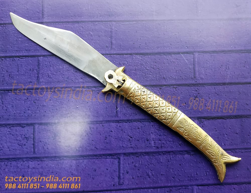 Rampuri Chaku Medium Vintage Antique Indian Knife Classic Churi Leverlock Handmade