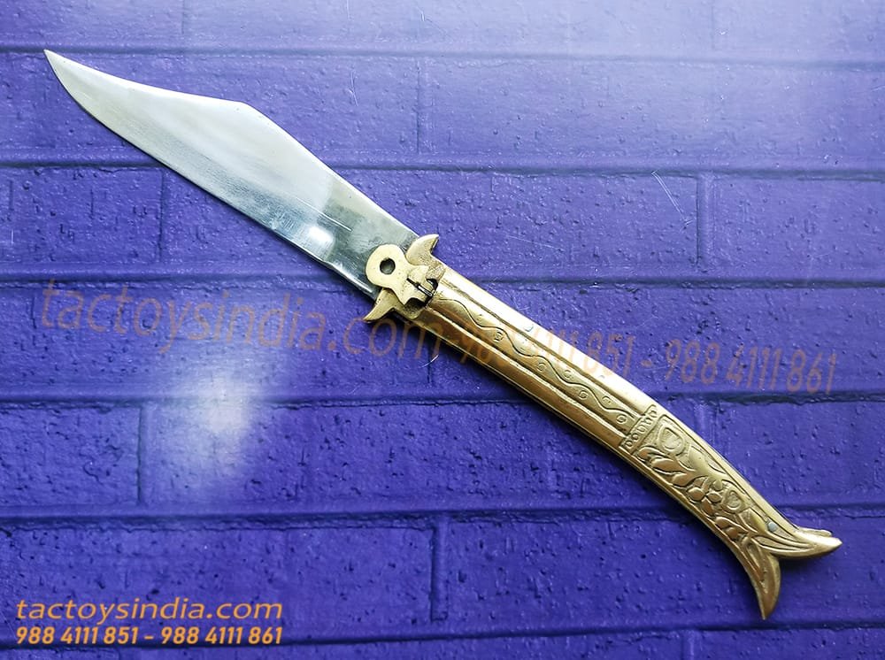 Rampuri Chaku Medium Vintage Antique Indian Knife Classic Churi Leverlock Handmade