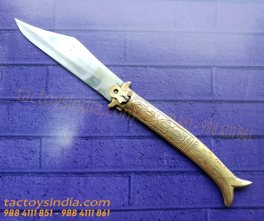 Rampuri Chaku Medium Vintage Antique Indian Knife Classic Churi Leverlock Handmade