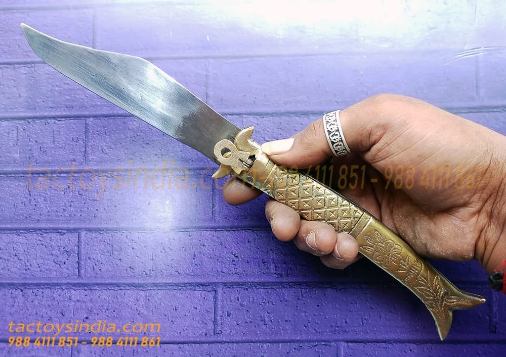 Rampuri Chaku Medium Vintage Antique Indian Knife Classic Churi Leverlock Handmade