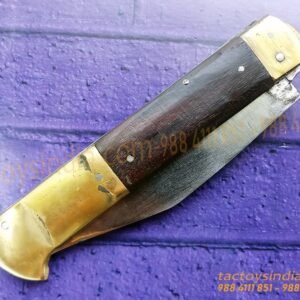 Rampuri Small Collectible Vintage Antique Indian Knife Classic Churi Leverlock Switchblade Handmade