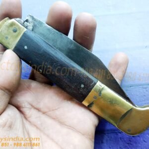 Rampuri Small Collectible Vintage Antique Indian Knife Classic Churi Leverlock Switchblade Handmade