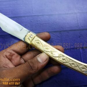 Rampuri Chaku Tiny Vintage Antique Indian Knife Classic Churi Leverlock Handmade