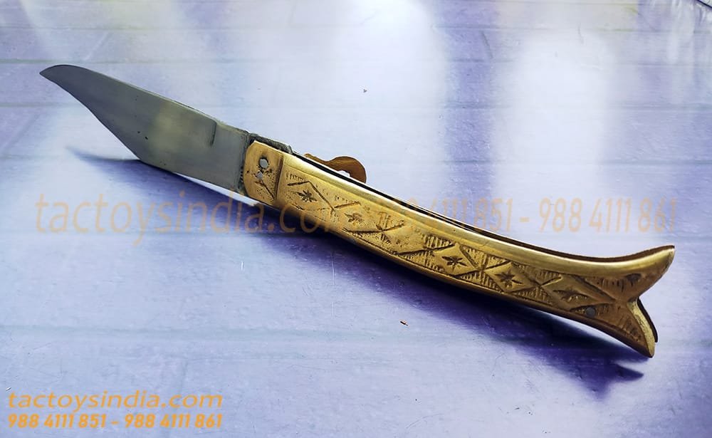 Rampuri Chaku Tiny Vintage Antique Indian Knife Classic Churi Leverlock Handmade