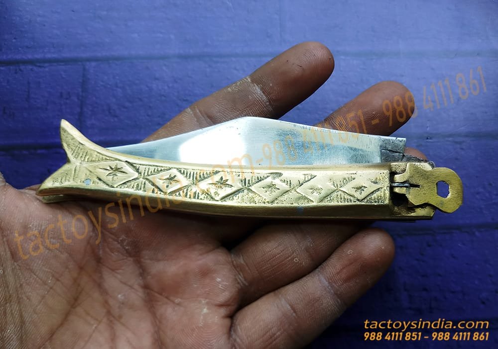 Rampuri Chaku Tiny Vintage Antique Indian Knife Classic Churi Leverlock Handmade