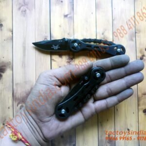 BENCHMADE A1101-Metal CHAIN SERRATED Folder knife(BLACK)