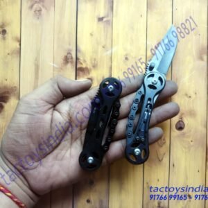 BENCHMADE A1101-Metal CHAIN SERRATED Folder knife(BLACK)