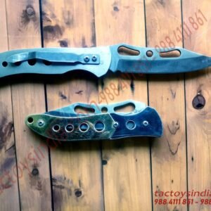 GOLD SILVER plated Sharp Folding pocket knife