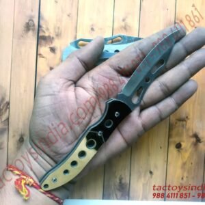 GOLD SILVER plated Sharp Folding pocket knife