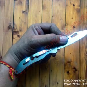 GOLD SILVER plated Sharp Folding pocket knife