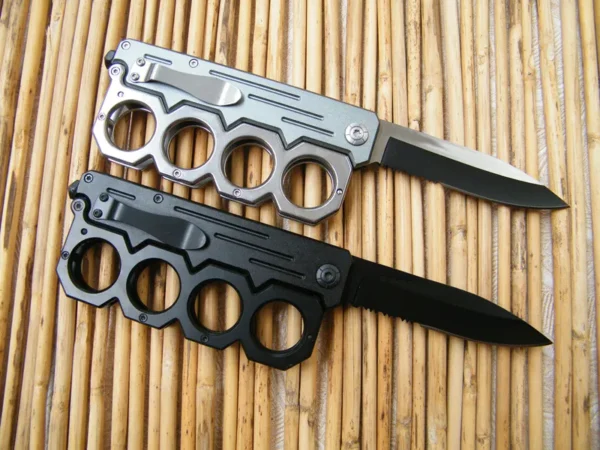Cold Steel B088 Knuckle duster knife knives Folding Blade knuckle knife Self-defense Iron gloves knives Tactical Combat Camping blunt tool