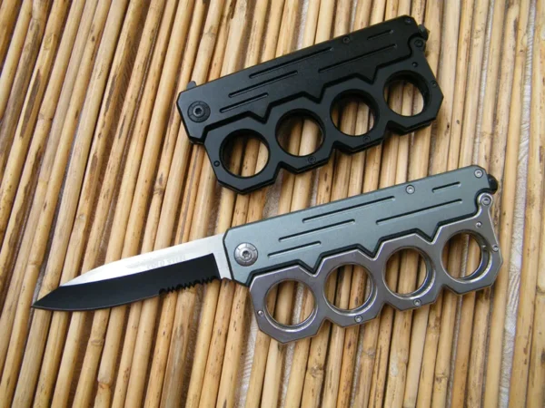 Cold Steel B088 Knuckle duster knife knives Folding Blade knuckle knife Self-defense Iron gloves knives Tactical Combat Camping blunt tool