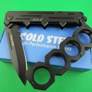 Cold Steel B088 Knuckle duster knife knives Folding Blade knuckle knife Self-defense Iron gloves knives Tactical Combat Camping blunt tool