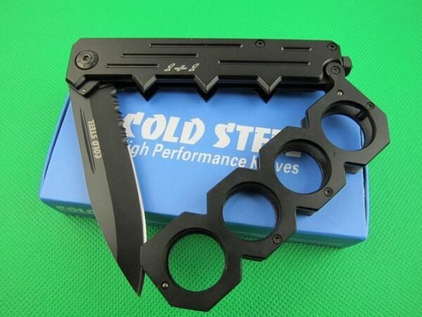 Cold Steel B088 Knuckle duster knife knives Folding Blade knuckle knife Self-defense Iron gloves knives Tactical Combat Camping blunt tool