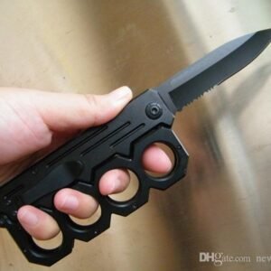 Cold Steel B088 Knuckle duster knife knives Folding Blade knuckle knife Self-defense Iron gloves knives Tactical Combat Camping blunt tool