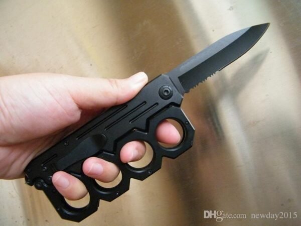 Cold Steel B088 Knuckle duster knife knives Folding Blade knuckle knife Self-defense Iron gloves knives Tactical Combat Camping blunt tool