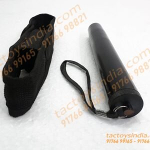4 Section Collapsible Stainless steel metal black security Baton