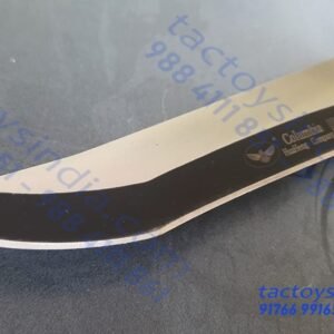 Columbia A042 Slicer Heavy Weight Sharp Etched Blade / Bottle Opener / 440c Blade / Stainless Steel Bolster, Pommel Butt and Hardwares / Beautiful Collector's Edition by Tactoys India