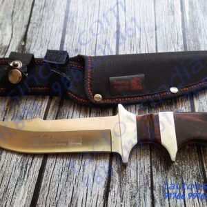 Columbia A09 Dual Guard Royal Dagger Knife / Brass hardware / SS Guards / Full tang / 330c Blade / Gifting n Collection Piece by Tactoysindia.com