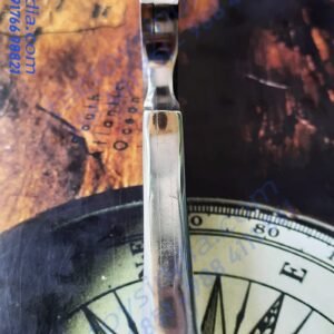 Columbia A12 Indian Kirpan Shaped Traditional Punjabi Knife / Single Pc Built with Turquoise Stone Inlay handle / Lanyard Hole / Full Tang carbon Steel blade by Tactoys India