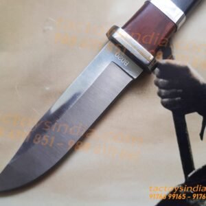 Columbia B020 Simple Classic Knife / 440c Steel / Made like a Gun / Travelers Special Pocket Size / Full tang / Unique Red, Black wood n SS handle Tactoysindia.com
