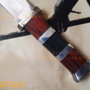 Columbia B020 Simple Classic Knife / 440c Steel / Made like a Gun / Travelers Special Pocket Size / Full tang / Unique Red, Black wood n SS handle Tactoysindia.com