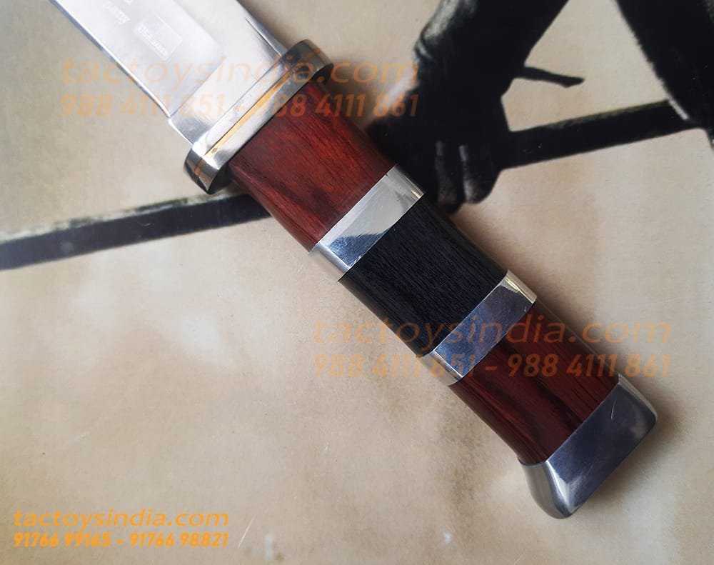 Columbia-B020-Simple-Classic-Knife-3 Columbia B020 Simple Classic Knife / 440c Steel / Made like a Gun / Travelers Special Pocket Size / Full tang / Unique Red, Black wood n SS handle Tactoysindia.com