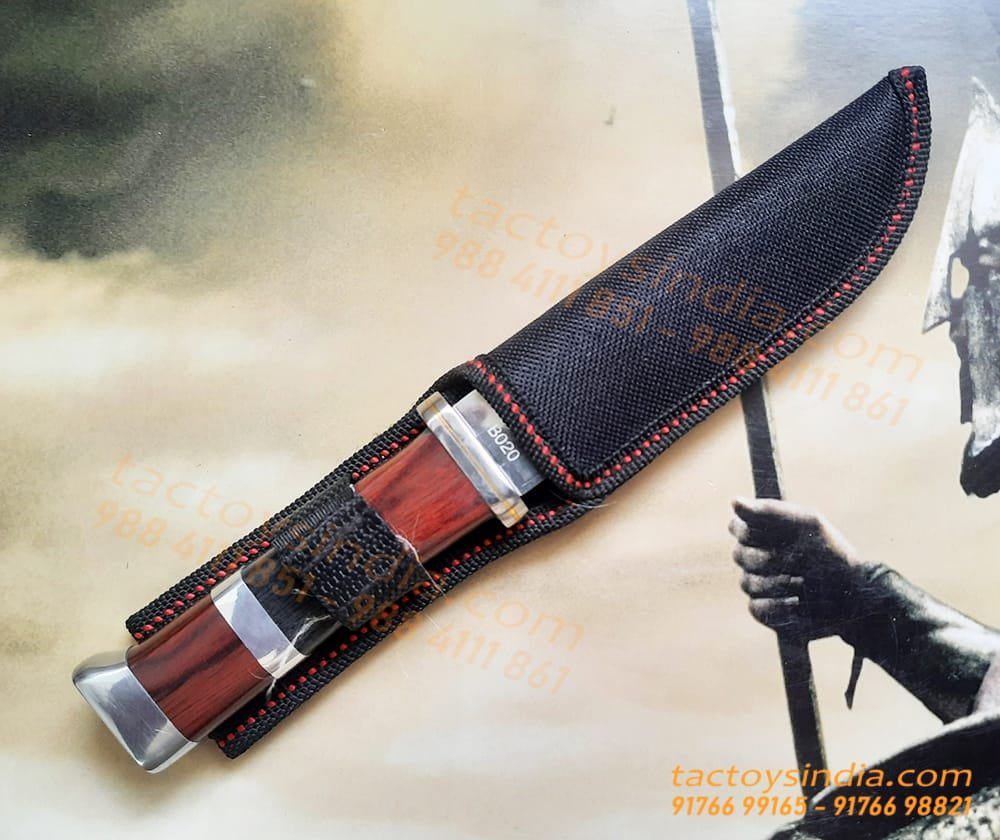 Columbia-B020-Simple-Classic-Knife-4 Columbia B020 Simple Classic Knife / 440c Steel / Made like a Gun / Travelers Special Pocket Size / Full tang / Unique Red, Black wood n SS handle Tactoysindia.com
