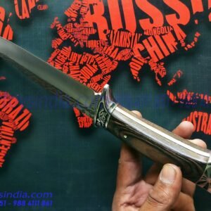 Columbia USA saber-SA42 Deadblade Damascus Finish steel blade(440-c plated,Classic Damascus looks Knife)
