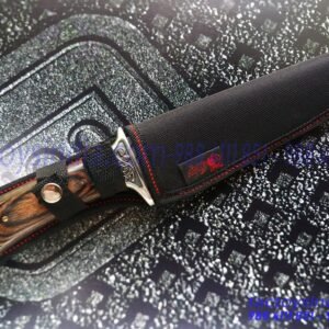 Columbia USA saber-SA42 Deadblade Damascus Finish steel blade(440-c plated,Classic Damascus looks Knife)