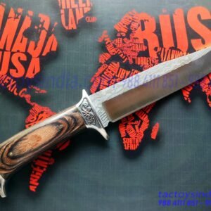 Columbia USA saber-SA42 Deadblade Damascus Finish steel blade(440-c plated,Classic Damascus looks Knife)