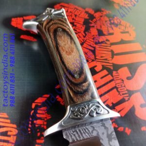 Columbia USA saber-SA42 Deadblade Damascus Finish steel blade(440-c plated,Classic Damascus looks Knife)
