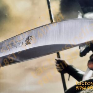 Columbia-SA49-Antique-Deer-Antler-Handle-Scales-Bowie-Knife