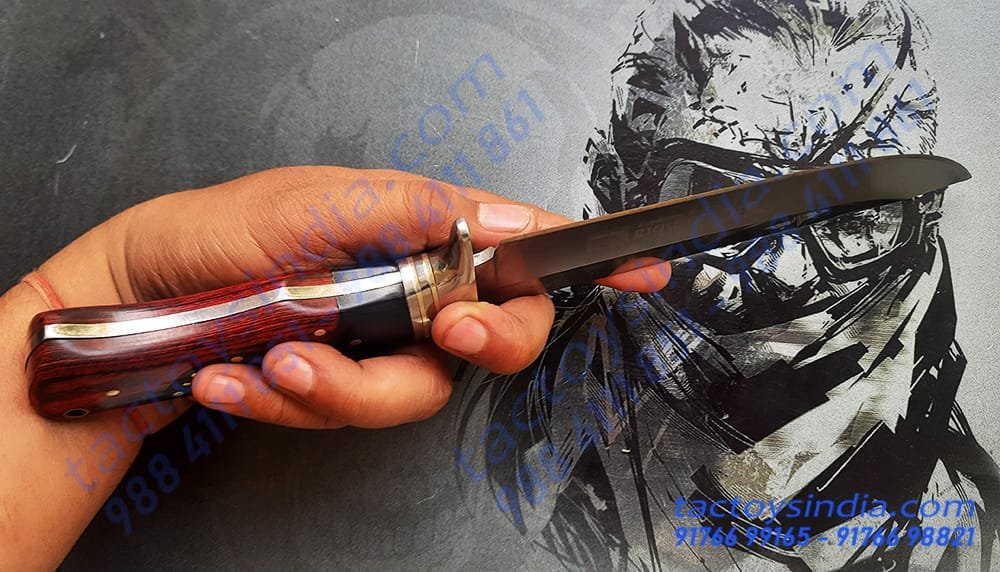 Columbia-SA52-Rare-Red-and-Black-wood-handle-11 Columbia SA52 Rare Red and Black wood handle / Brass insert Lanyard hole / Brass Handle Pins / 440c Knife Blade test161616.tactoysindia.com