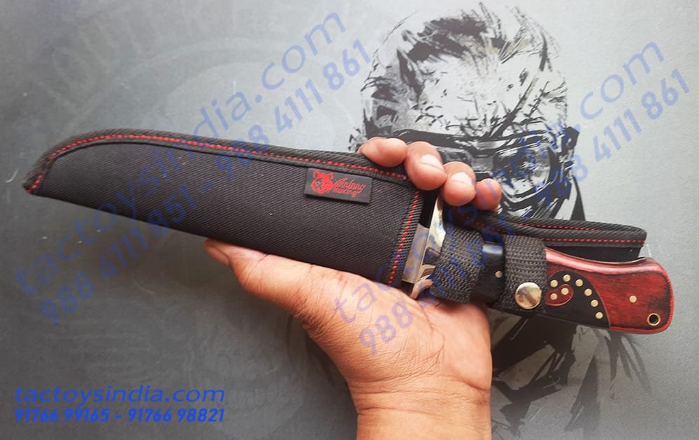 Columbia-SA52-Rare-Red-and-Black-wood-handle-2 Columbia SA52 Rare Red and Black wood handle / Brass insert Lanyard hole / Brass Handle Pins / 440c Knife Blade test161616.tactoysindia.com