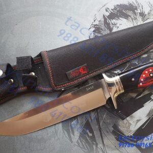 Columbia SA52 Rare Red and Black wood handle / Brass insert Lanyard hole / Brass Handle Pins / 440c Knife Blade test161616.tactoysindia.com