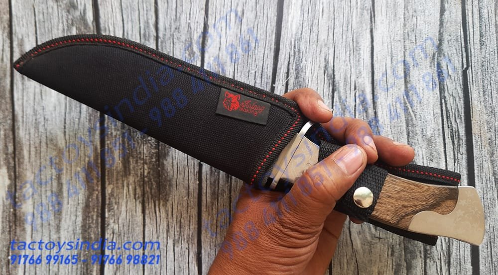 Columbia XF66 Classical Vintage desing full tang knife blade / 330c tempered Knife / Engraved Stainless Steel And Hardwood handle Survival knife Tactoys India