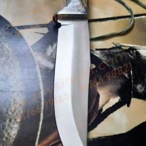 Columbia XF67 Unique Beauty Full tang Knife / 440c Stainless steel built / Inbuilt Paracord Braided Handle / SS n Hardwood handle Tactoys India