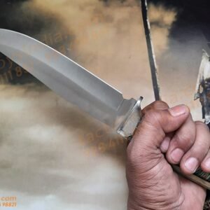 Columbia XF67 Unique Beauty Full tang Knife / 440c Stainless steel built / Inbuilt Paracord Braided Handle / SS n Hardwood handle Tactoys India