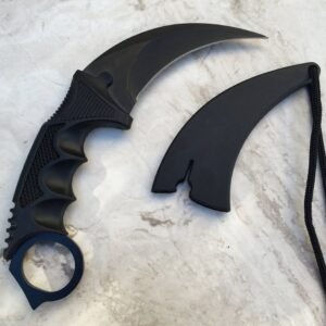 Falcon Tactical Karambit Black Survival Knife Outdoor Tiger Claw/Tooth