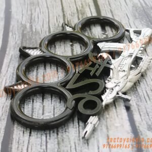 92-Dragon-Inspired-Assault-Rifle-Black-And-Silver-Colour-Spiked-Melee-Knuckle-Duster-Punch